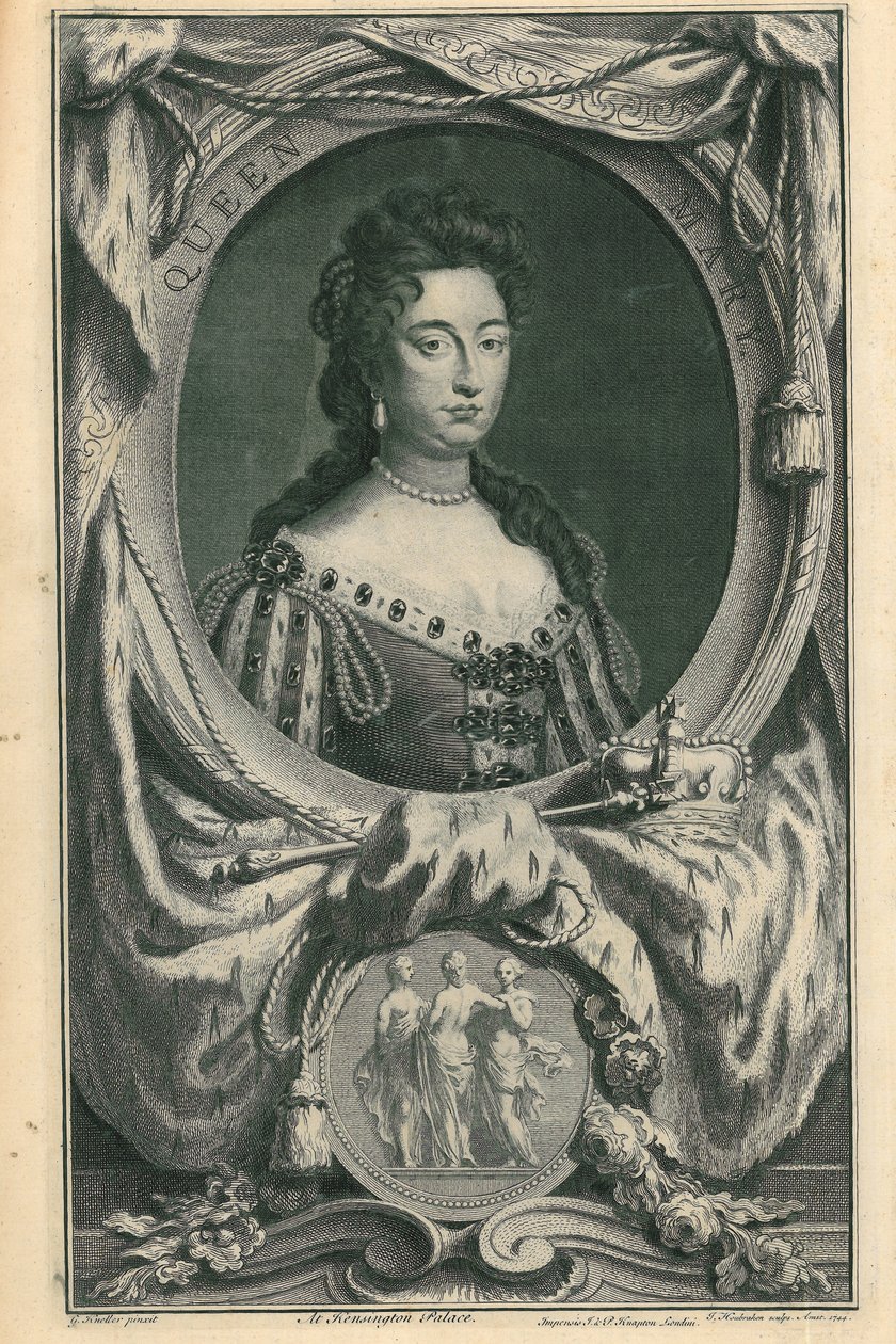Queen Mary by Jacobus Houbracken
