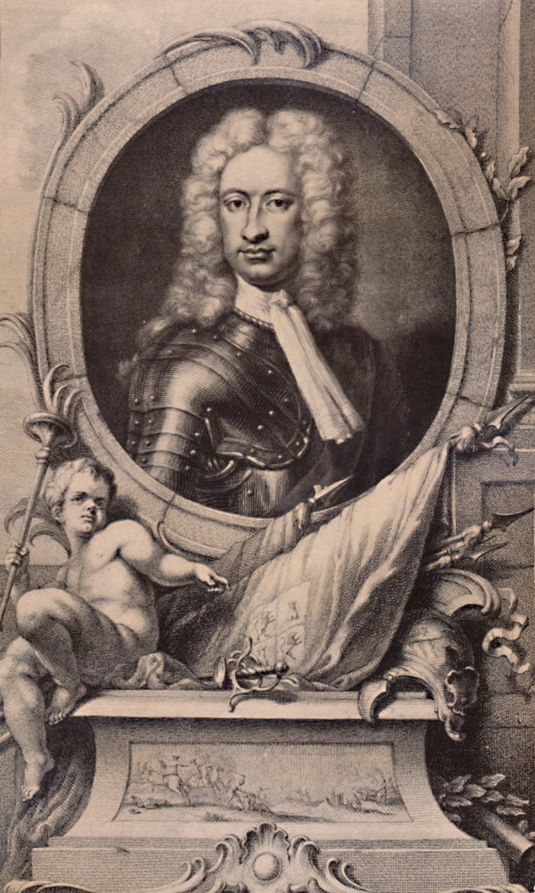 Charles Mordaunt, Earl of Peterborough and Monmouth, English soldier by Jacobus Houbraken