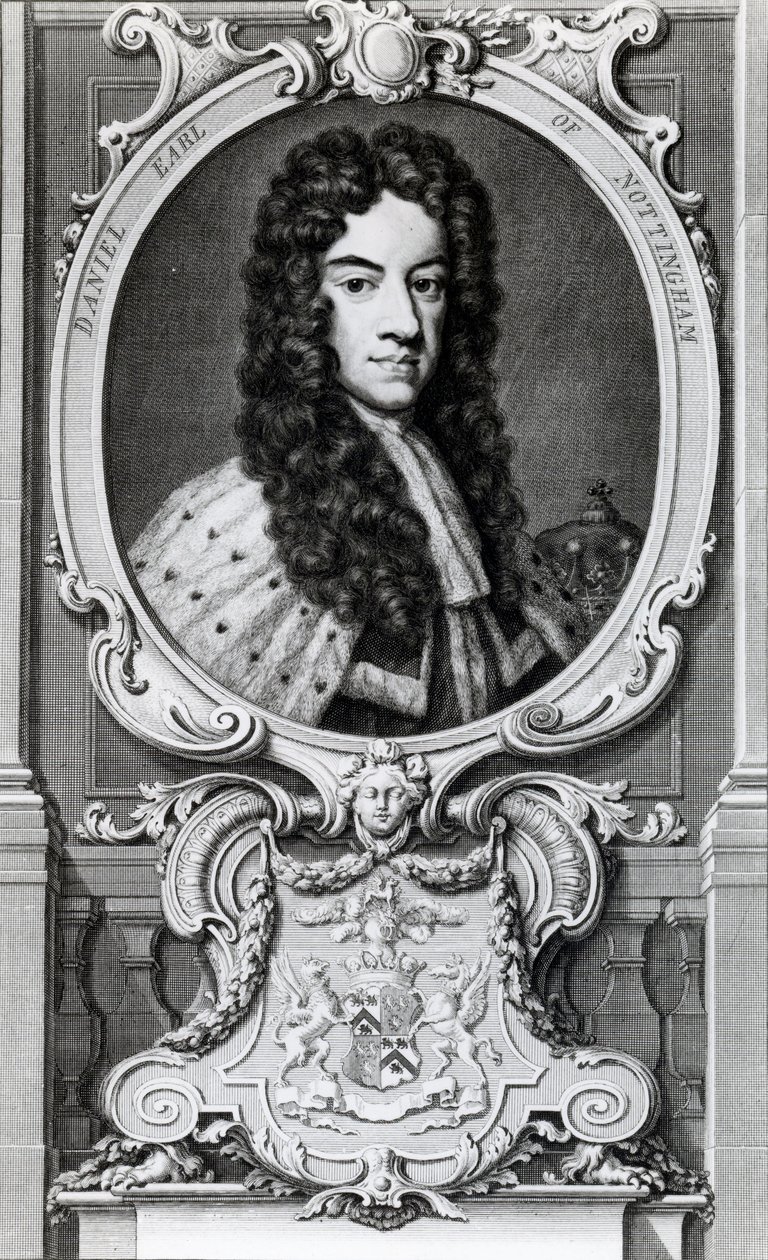 Daniel Finch, 2nd Earl of Nottingham and 7th Earl of Winchilsea (1647-1730) by Jacobus Houbraken
