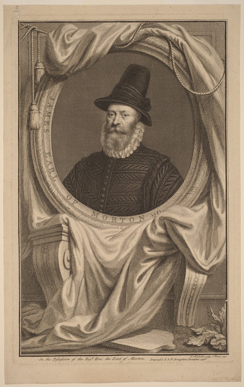 James, Earl of Morton by Jacobus Houbraken