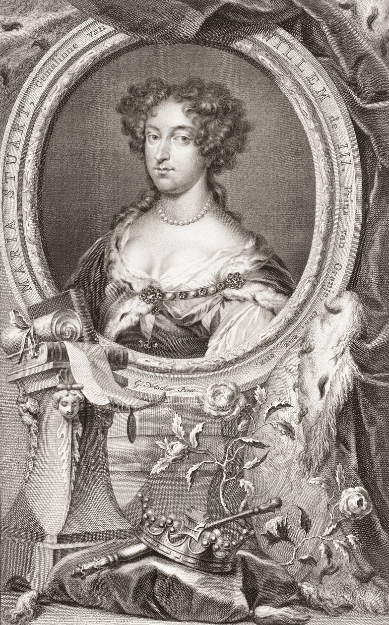 Mary II by Jacobus Houbraken