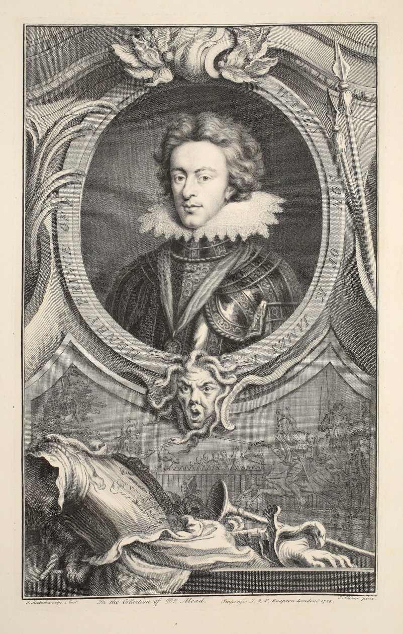 Portrait of Henry, Prince of Wales, illustration from 
