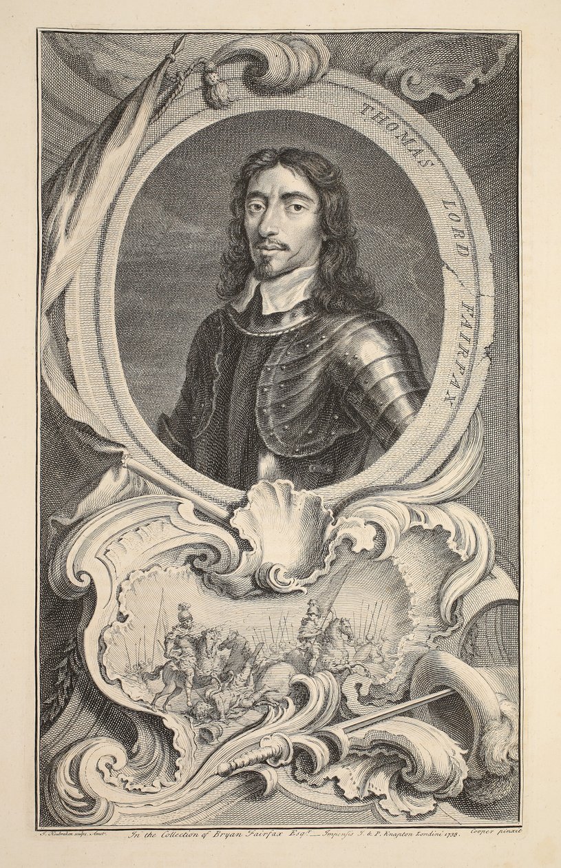 Portrait of Thomas, Lord Fairfax, illustration from 