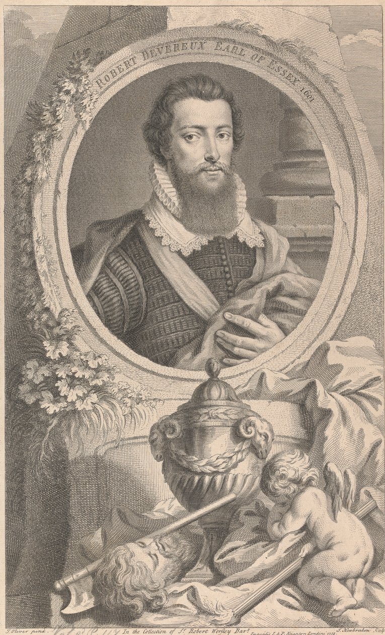 Robert Devareux, 2nd Earl of Essex by Jacobus Houbraken