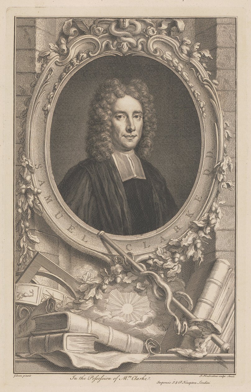 Samuel Clarke by Jacobus Houbraken