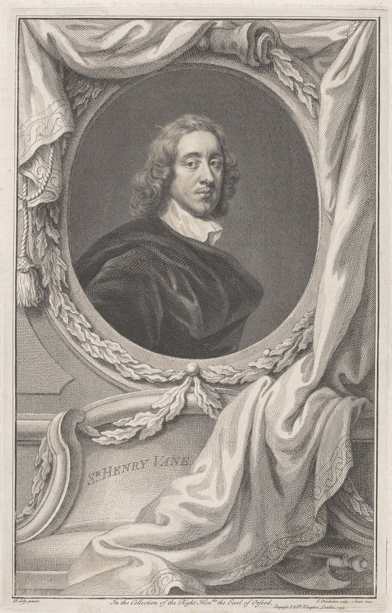 Sir Henry Vane by Jacobus Houbraken