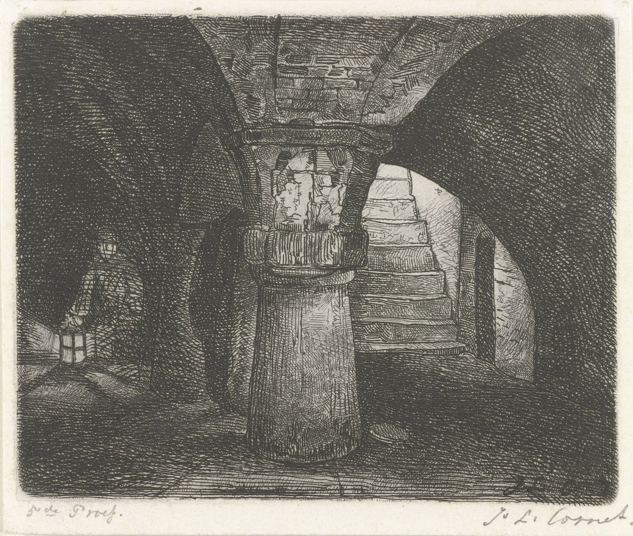 Cellar Vault by Jacobus Ludovicus Cornet