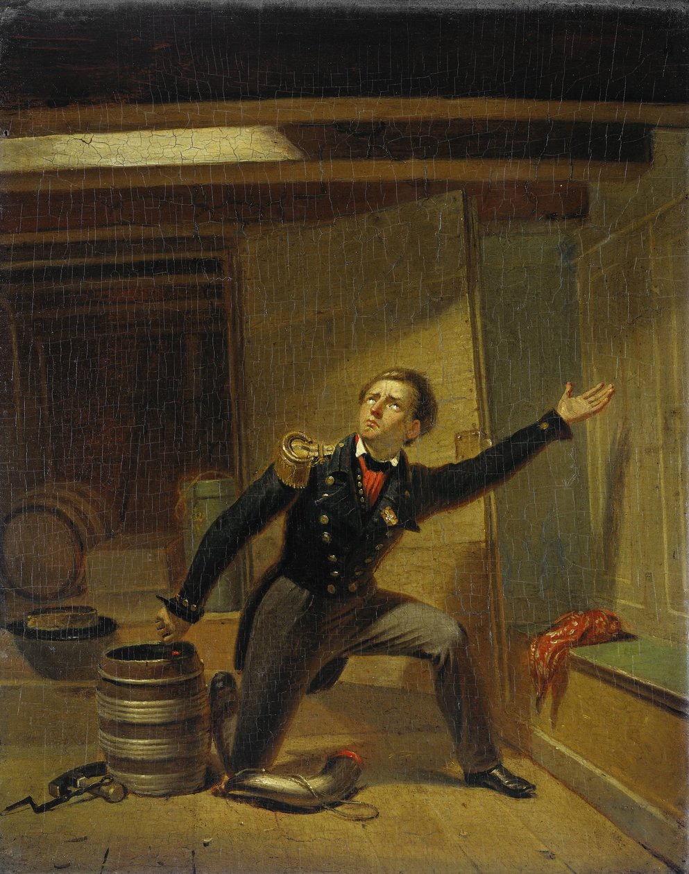Jan van Speijk Lights the Fuse, 5 February 1831 by Jacobus Schoemaker Doyer