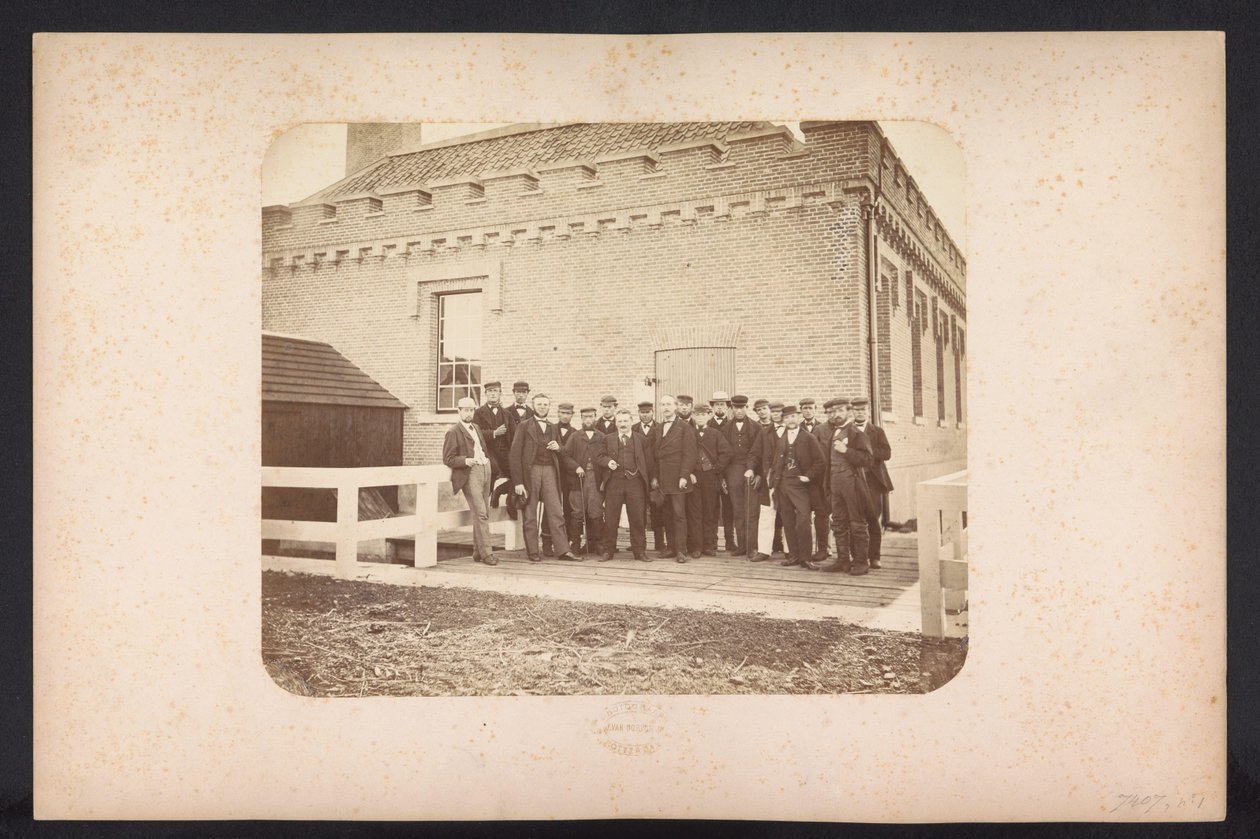 Group Photo of the Workers, 1867-1869 by Jacobus van Gorkom jr.