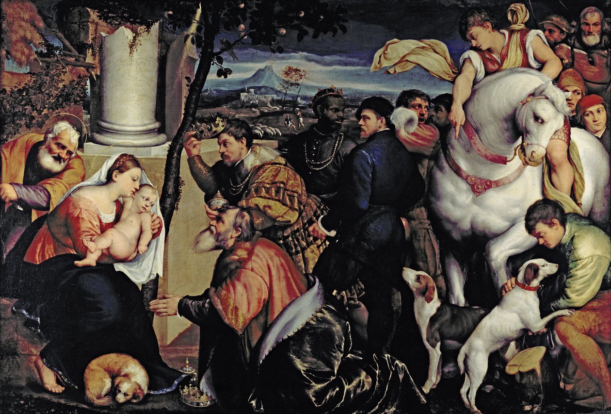 Adoration of the Kings by Jacopo Bassano