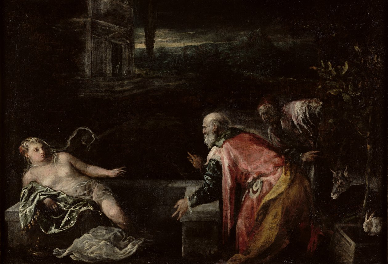 Susanna and the Elders, 1585 by Jacopo Bassano
