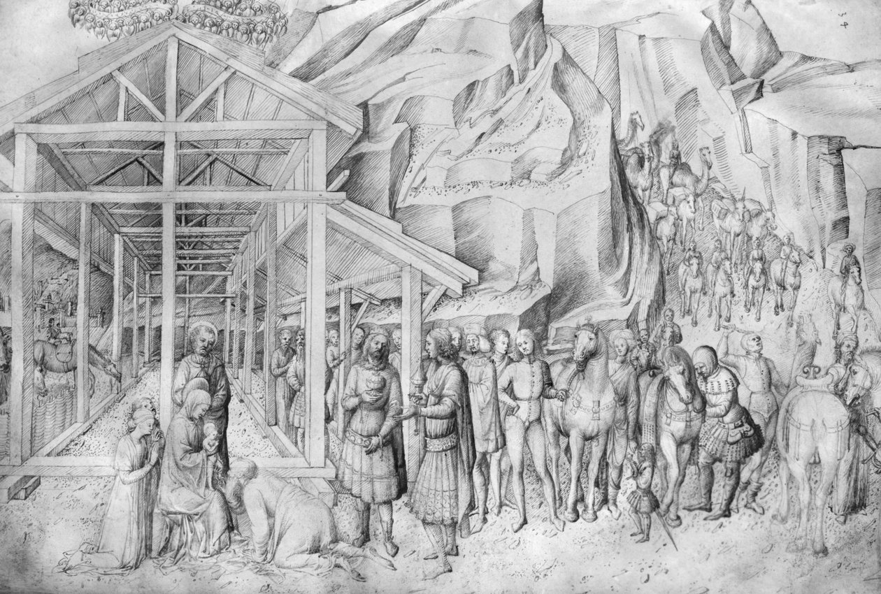 Adoration of the Magi, from Jacopo Bellini