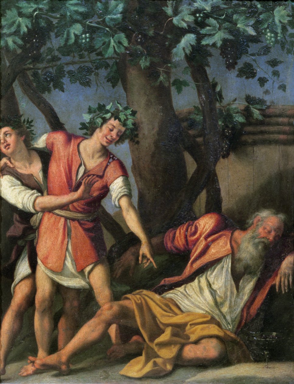 The Drunkenness of Noah by Jacopo Chimenti Empoli