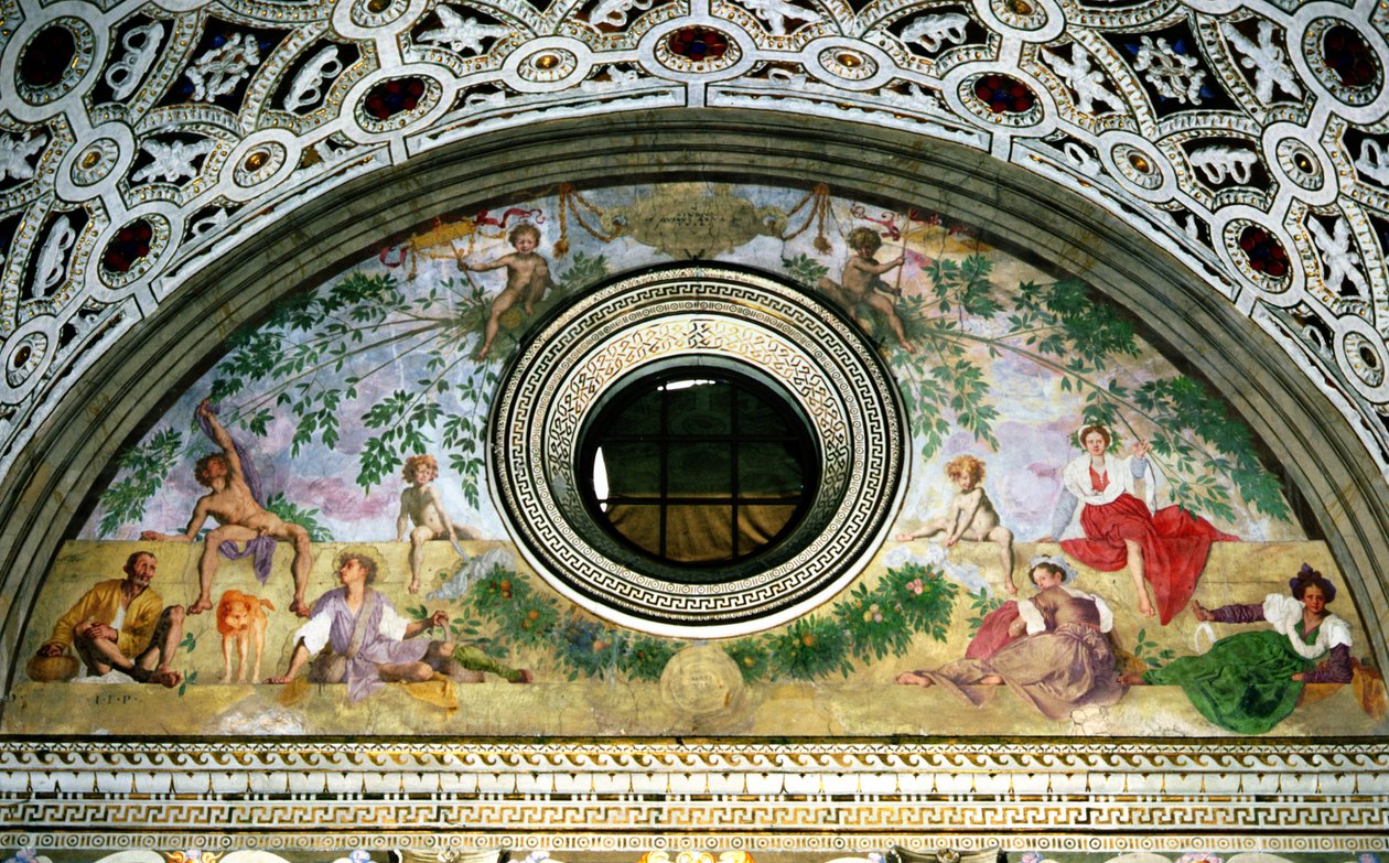 Lunette from the Interior of the Villa Depicting Vertumnus and Pomona by Jacopo Pontormo