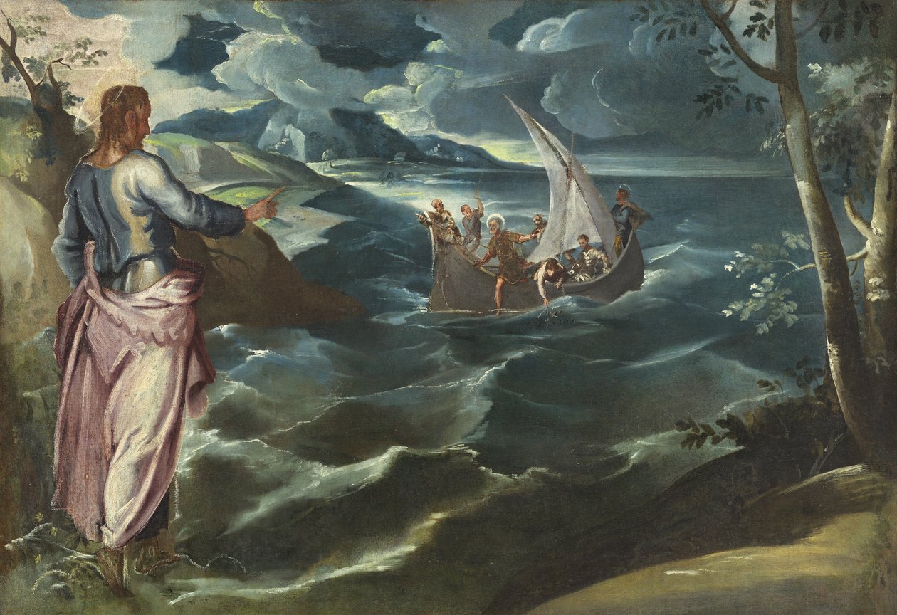 Christ at the Sea of Galilee by Jacopo Robusti Tintoretto