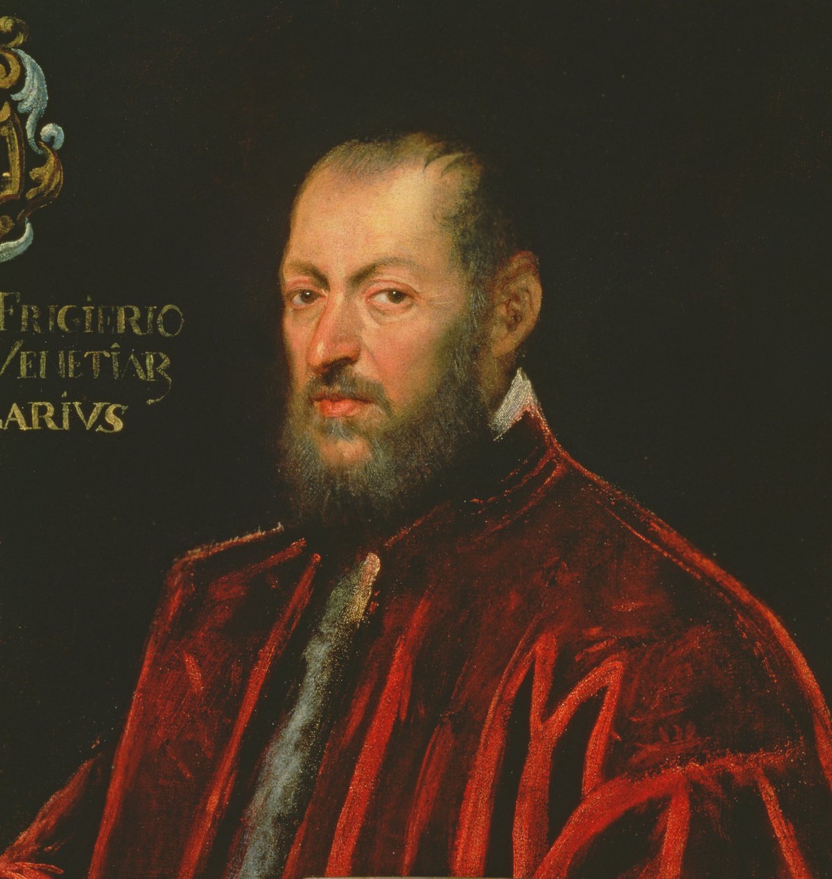 Portrait of Andrea Frizier, Grand Chancellor of Venice by Jacopo Robusti Tintoretto