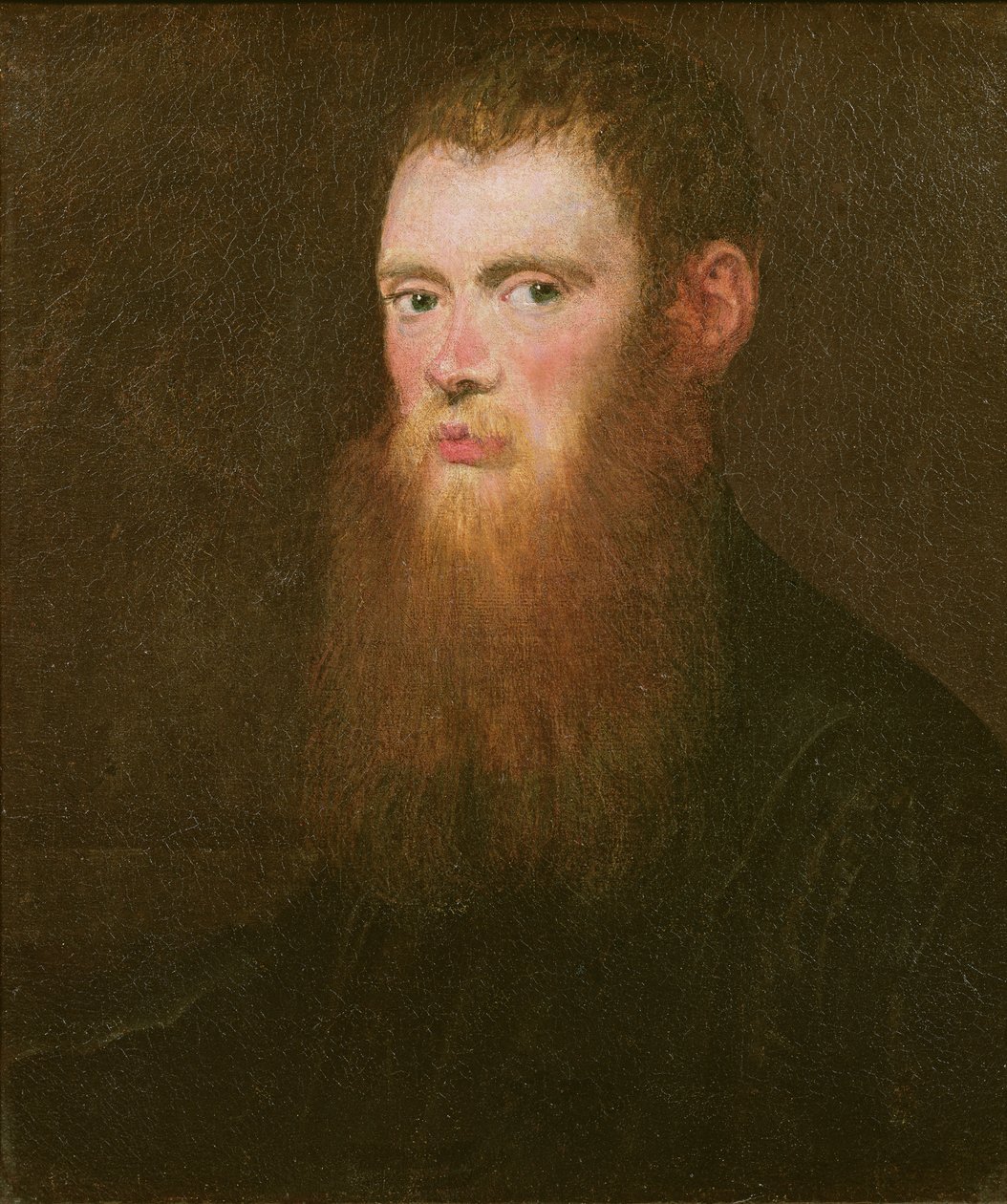 Portrait of a Bearded Man, Thought to be Lorenzo Soranzo by Jacopo Robusti Tintoretto