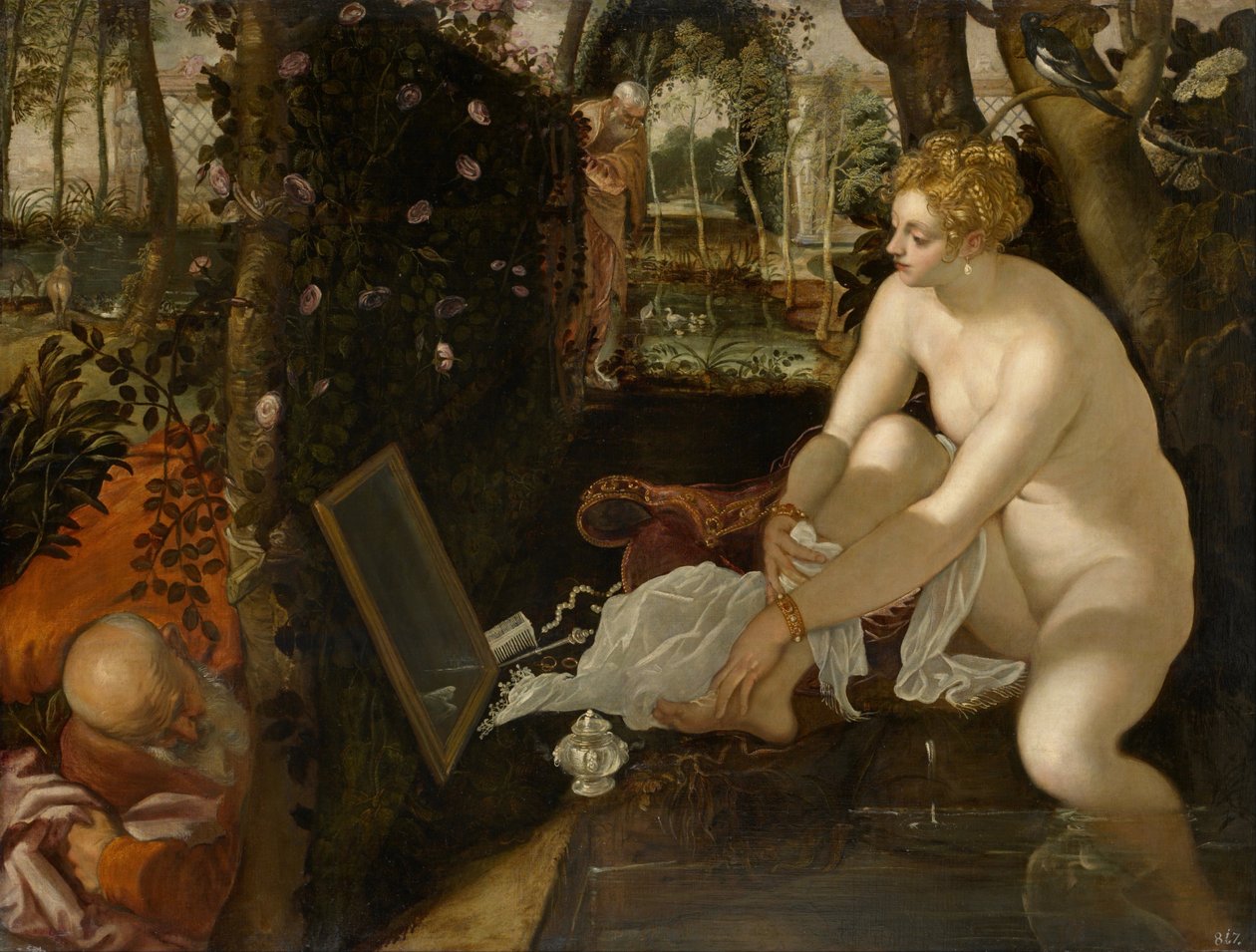 Susanna and the Elders by Jacopo Robusti Tintoretto