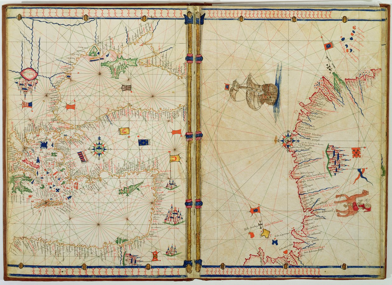 Map of the Eastern Mediterranean Coast and Islands, from the 