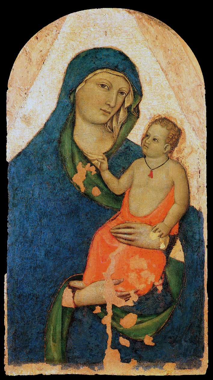 Madonna and Child by Jacopo del Casentino