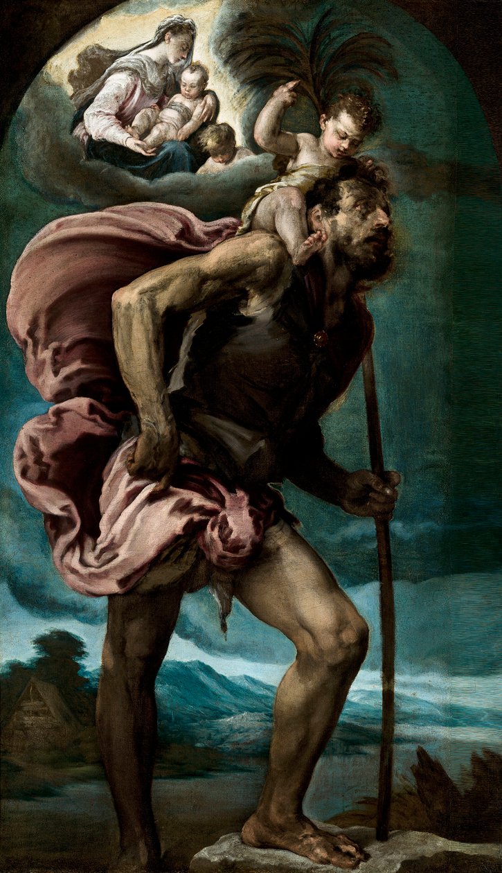 Saint Christopher by Jacopo Bassano