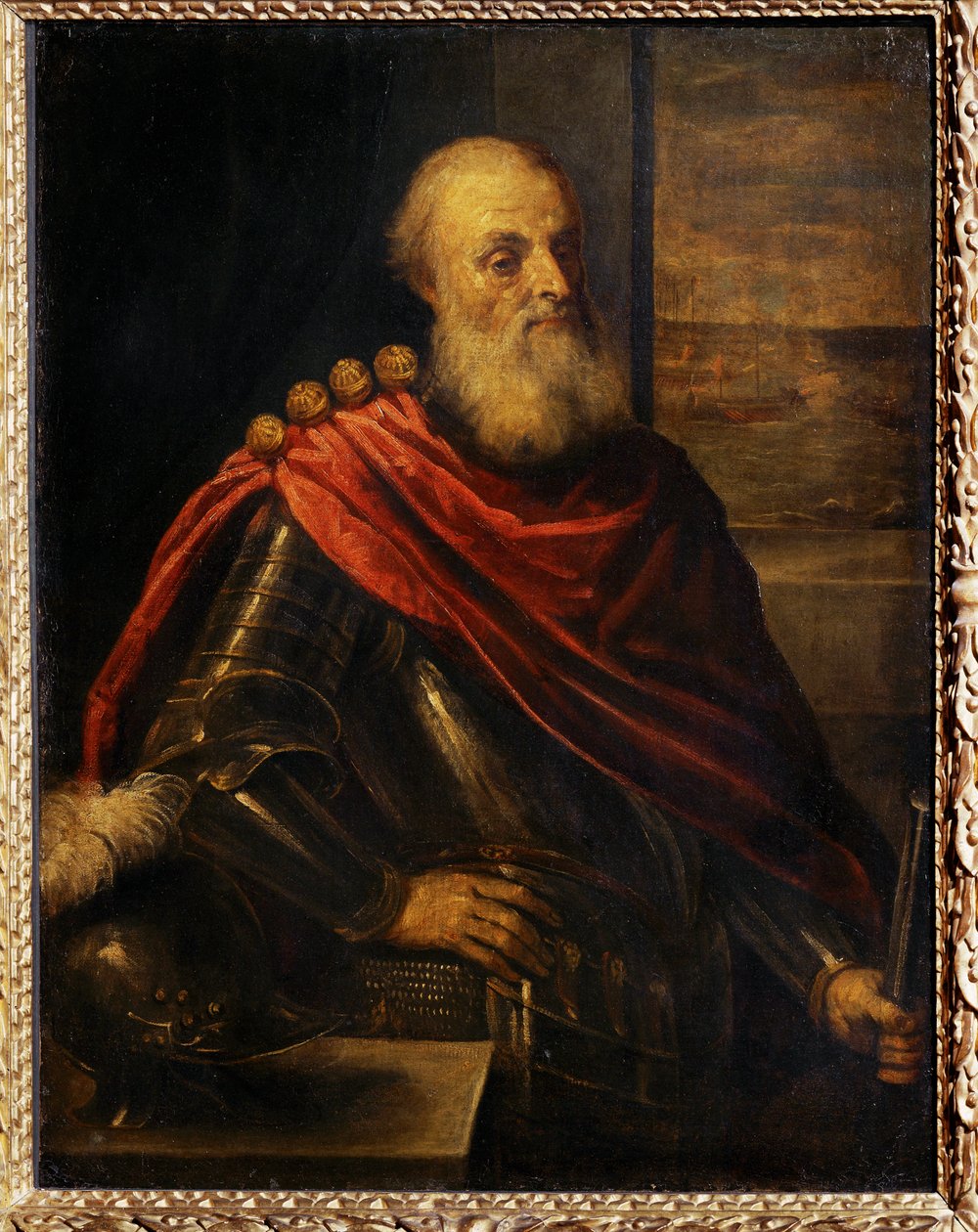 Portrait of Vincenzo Cappello, Venetian Admiral by Jacopo (c.1480 1528) Palma