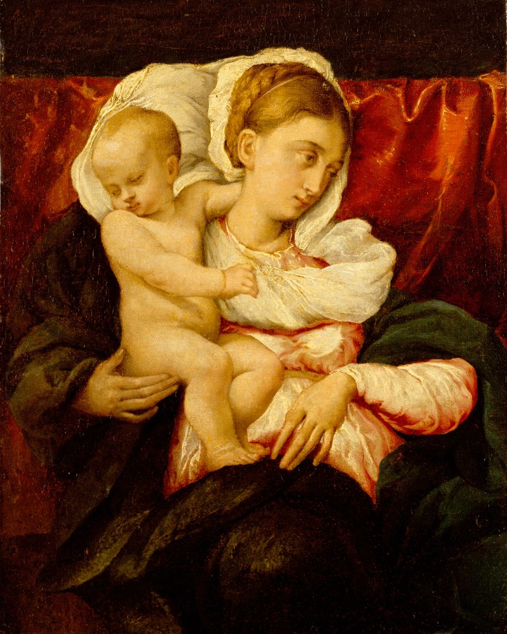 Madonna and Child by Jacopo Bassano