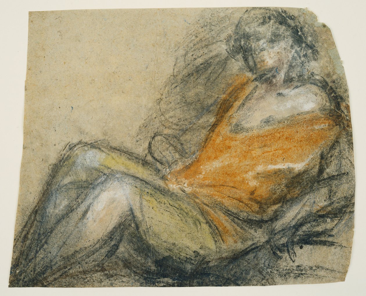 Study of a Recumbent Figure by Jacopo Bassano