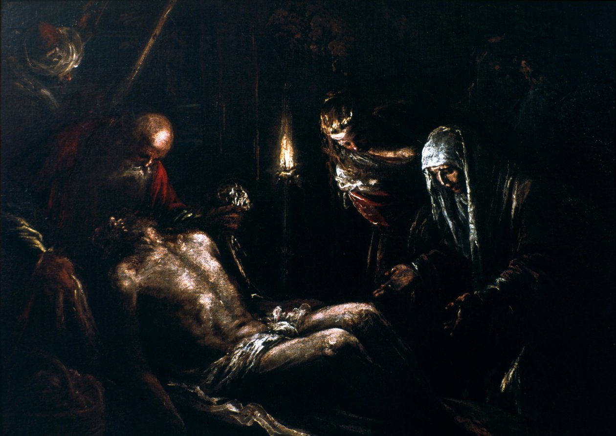 Descent from the Cross by Jacopo Bassano il vecchio