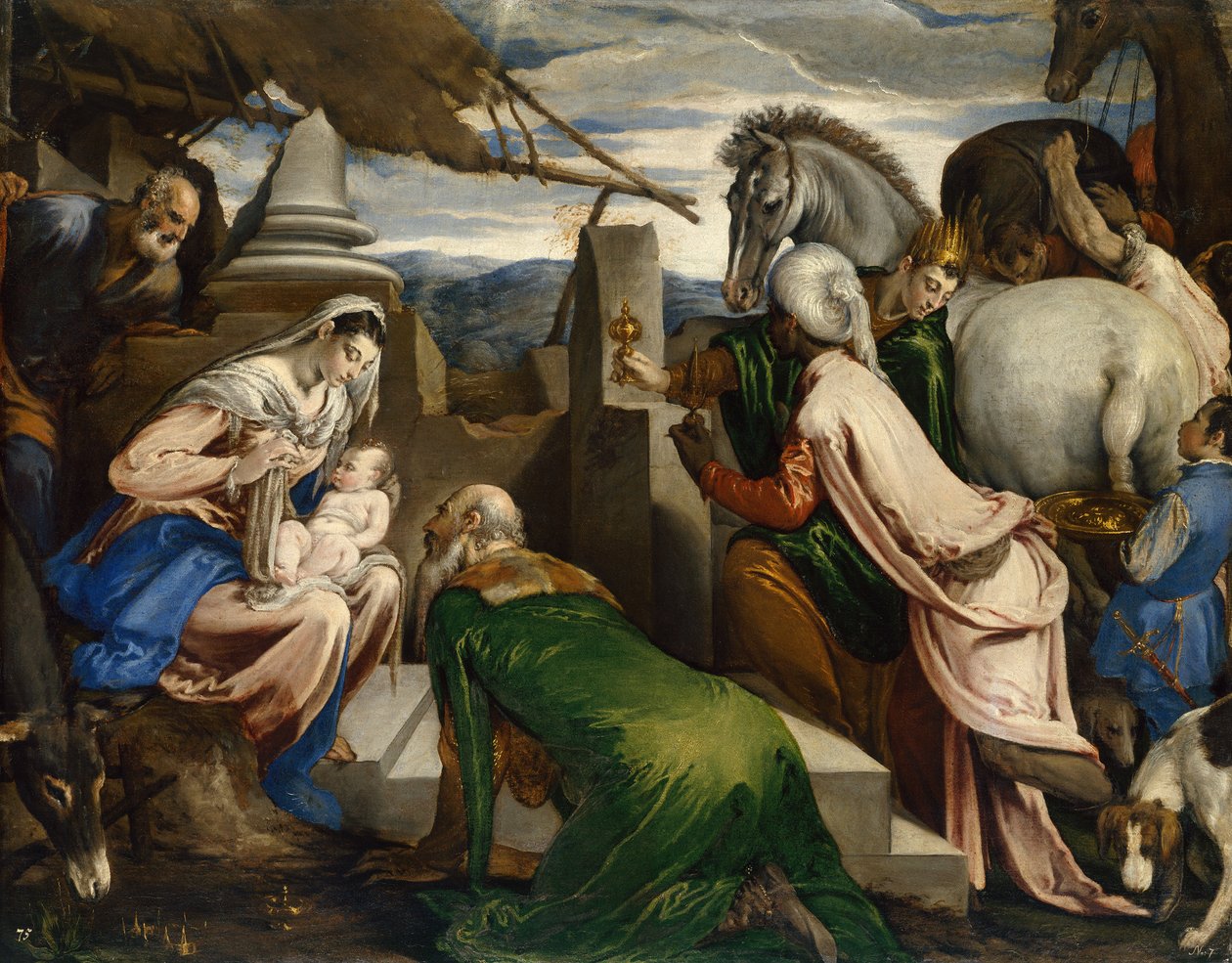 The Adoration of the Magi, c1555 by Jacopo Bassano il vecchio