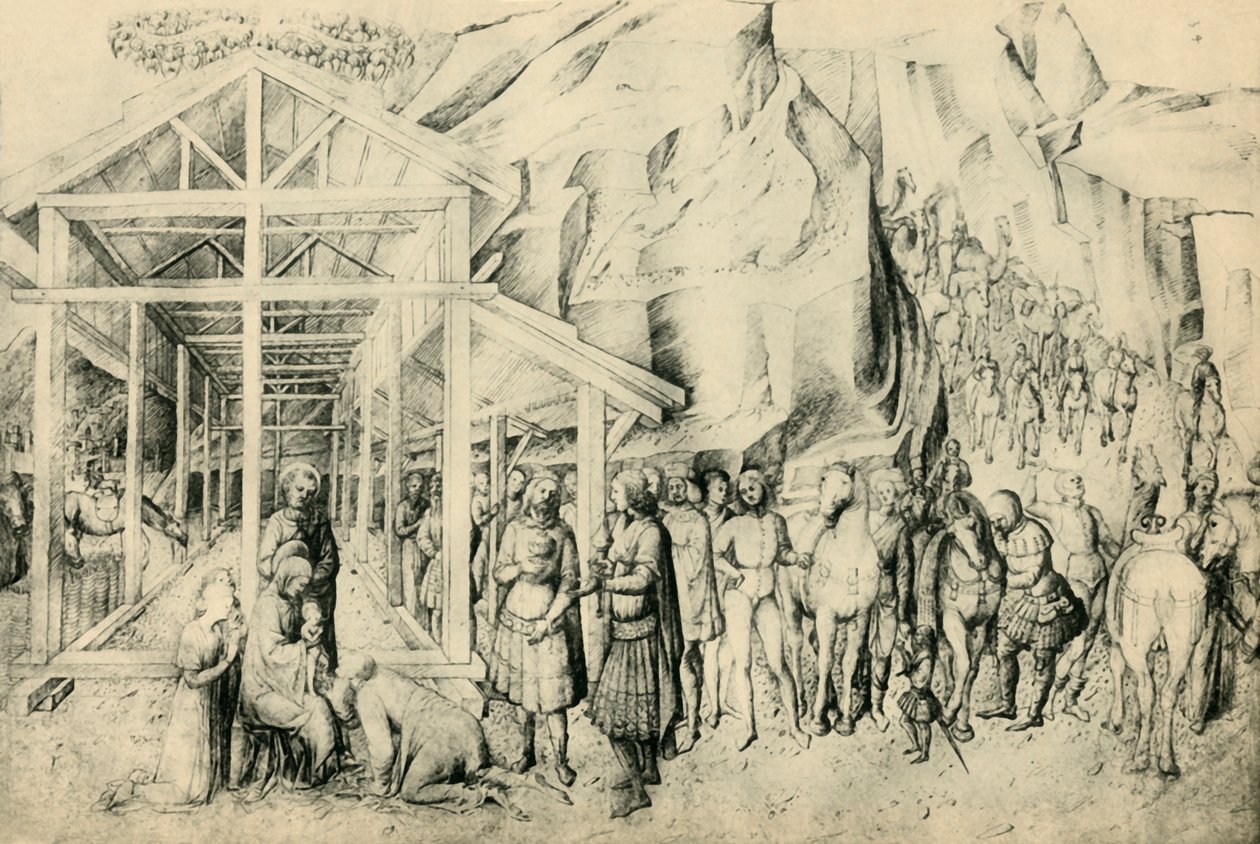 Adoration of the Magi, c1430-1460 by Jacopo Bellini