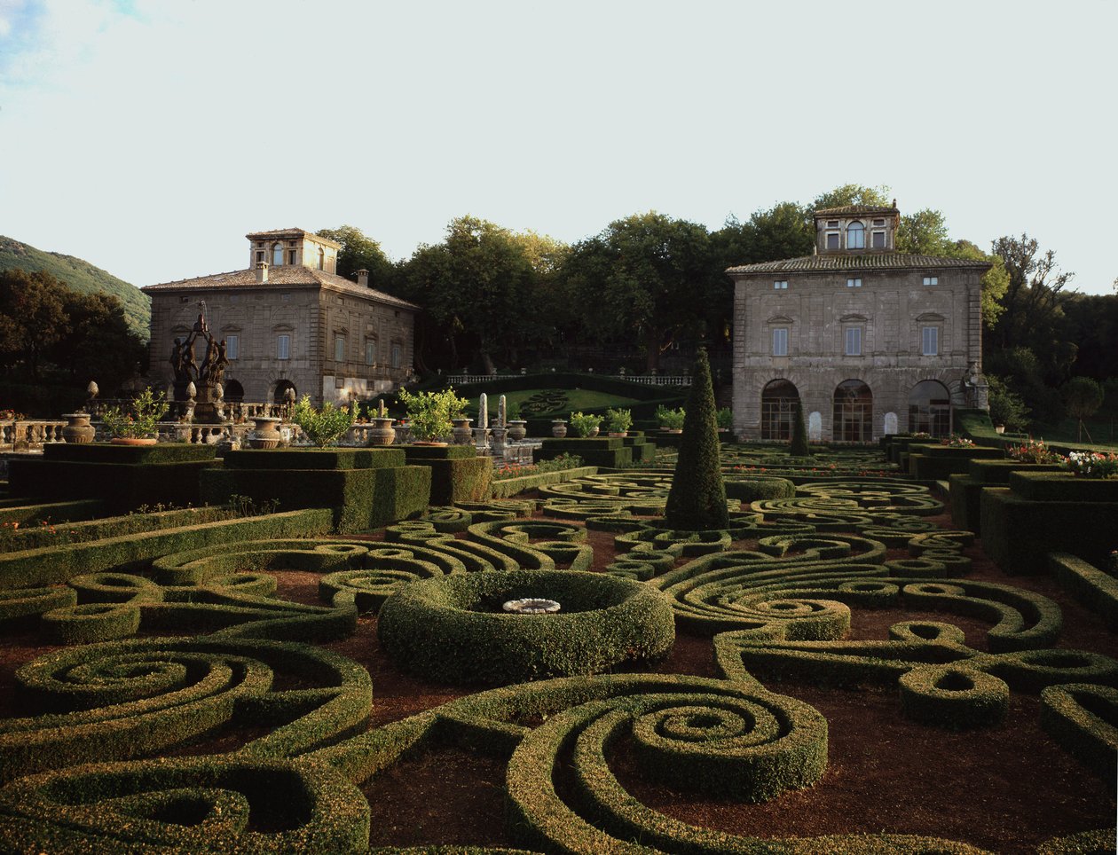 View of Villa Lante by Jacopo Vignola