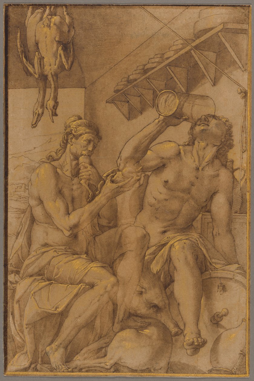 Allegory of Gluttony by Jacopo Ligozzi