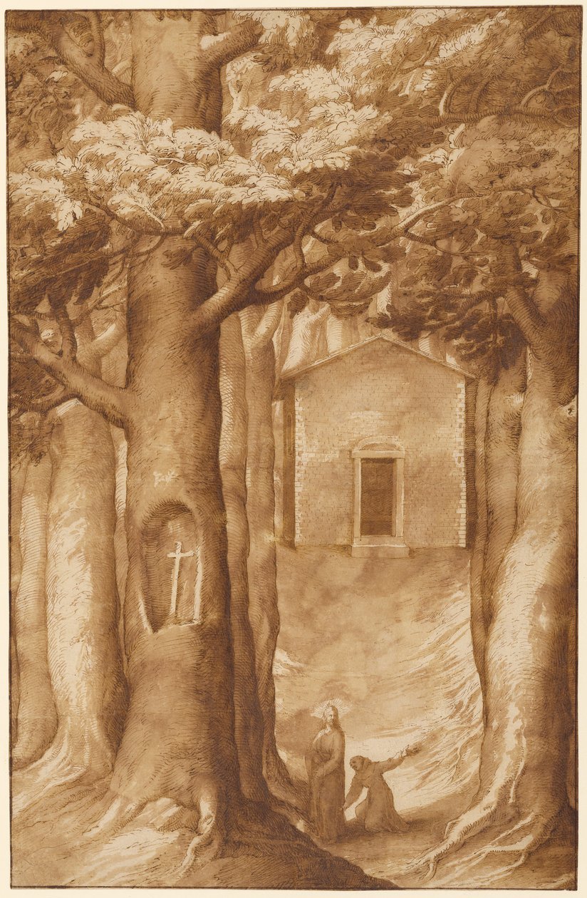 La Verna: The Chapel of the Blessed Giovanni della Verna by Jacopo Ligozzi