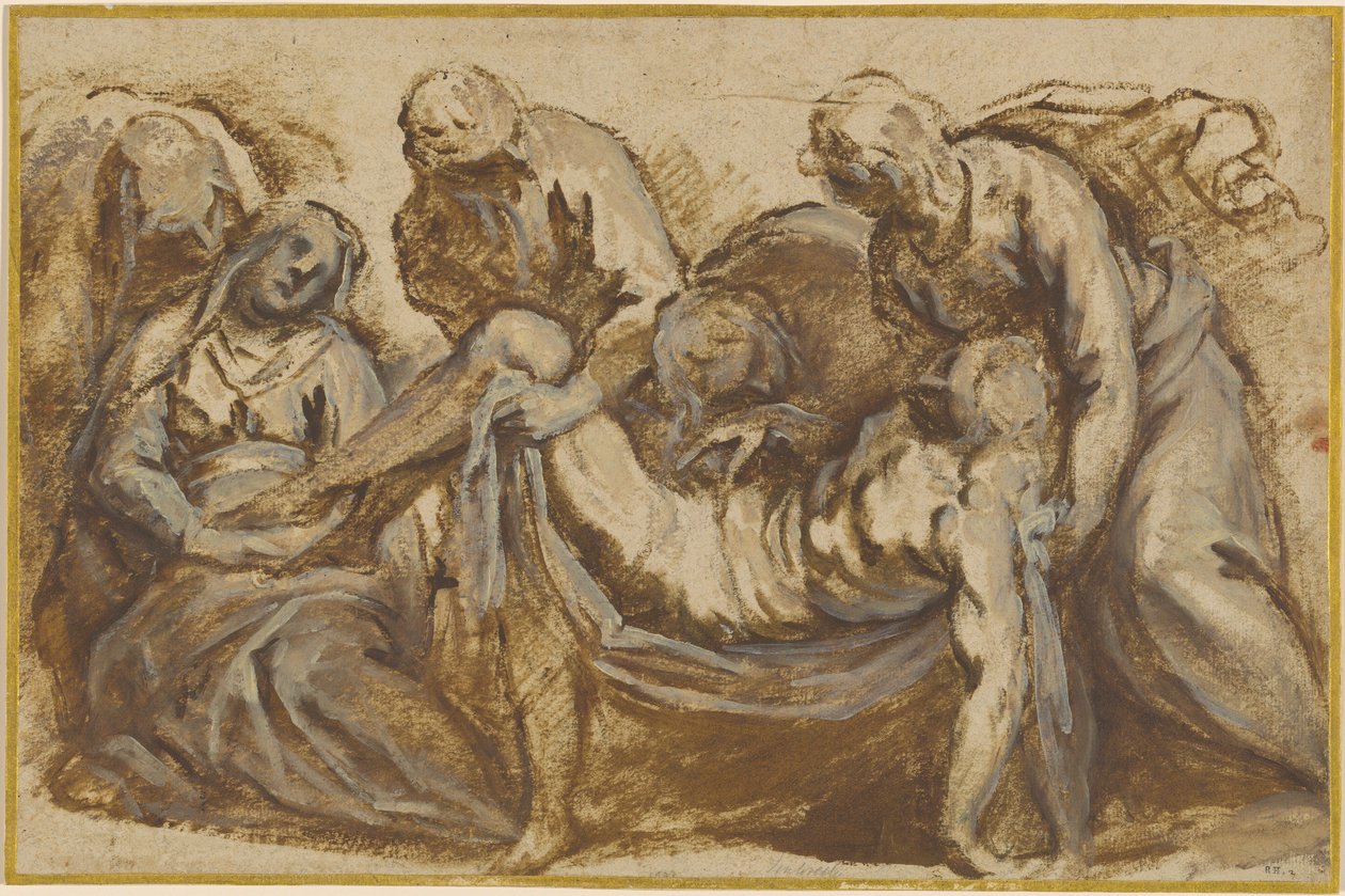 Christ Carried to the Tomb by Jacopo Palma il Giovane