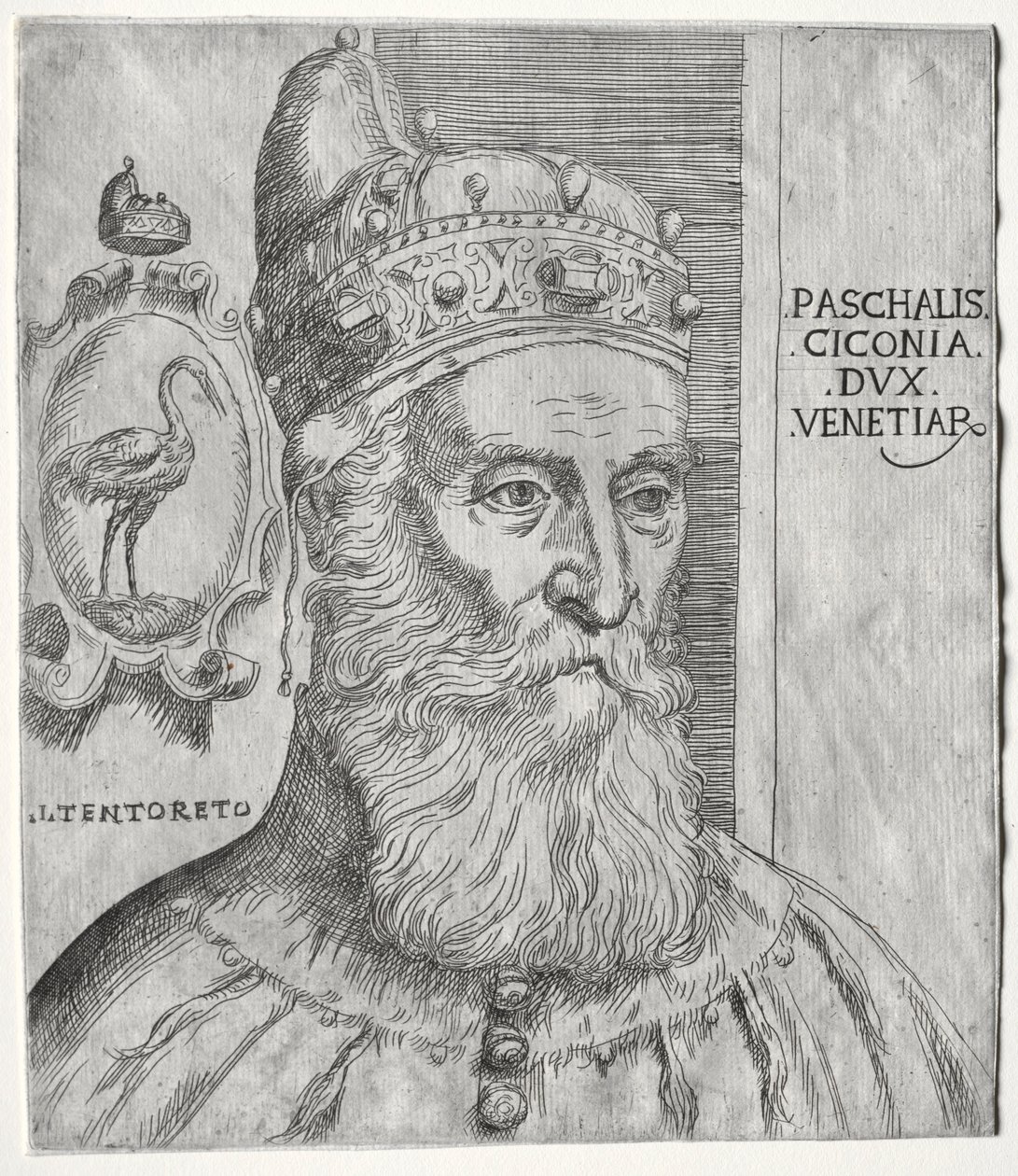 Portrait of Pasquale Cicogna, Doge of Venice by Jacopo Palma il Giovane