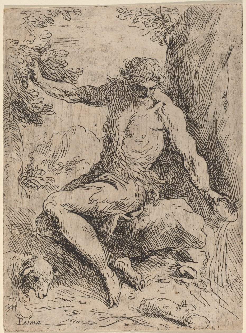 Saint John the Baptist by Jacopo Palma il Giovane