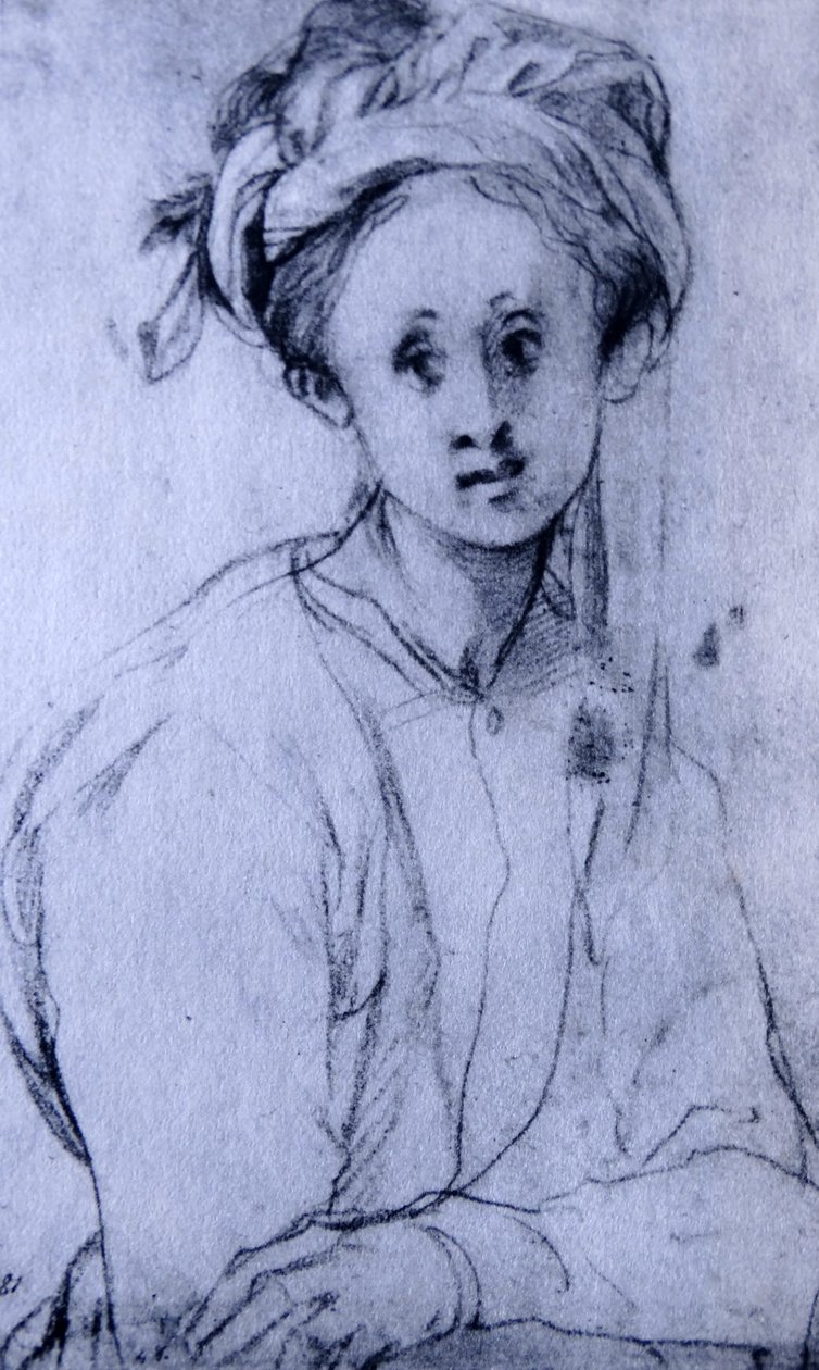 Study of a Young Girl by Jacopo Pontormo