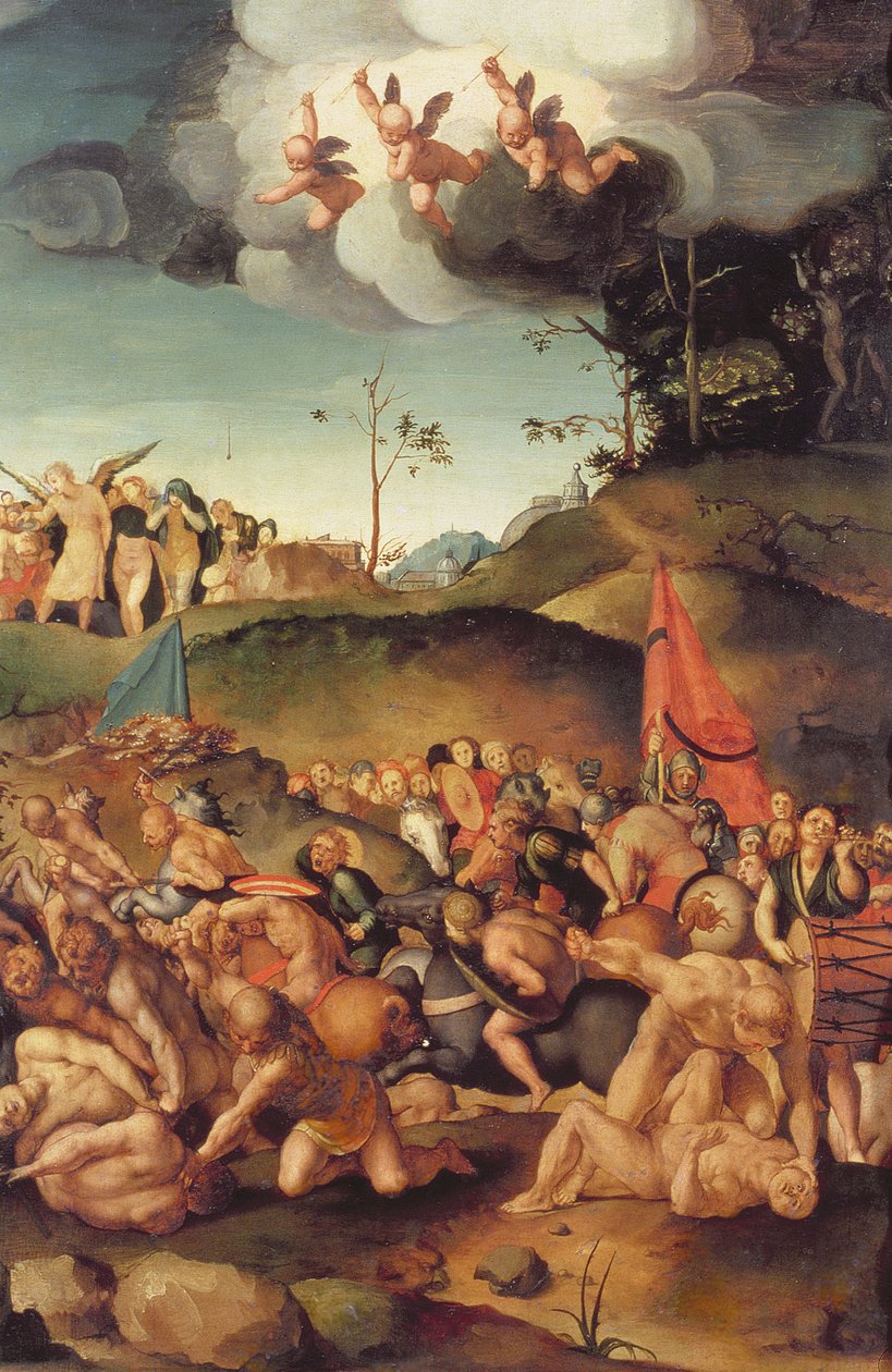 The Martyrdom of the Ten Thousand, 1529-30 by Jacopo Pontormo