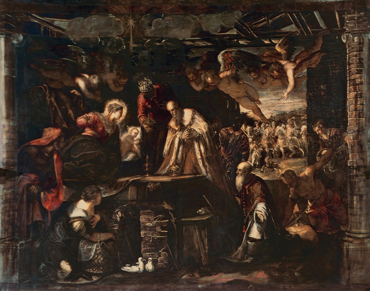 Adoration of the Magi by Jacopo Robusti Tintoretto