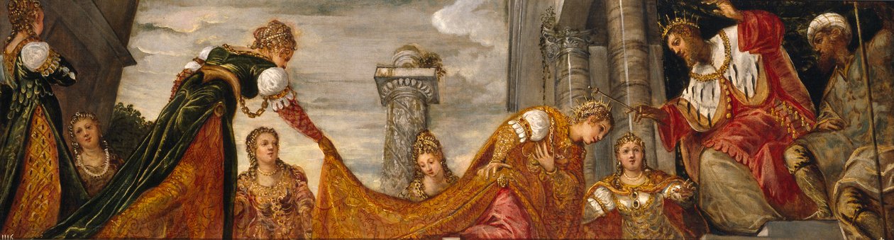 Esther Before Ahasuerus by Jacopo Robusti Tintoretto