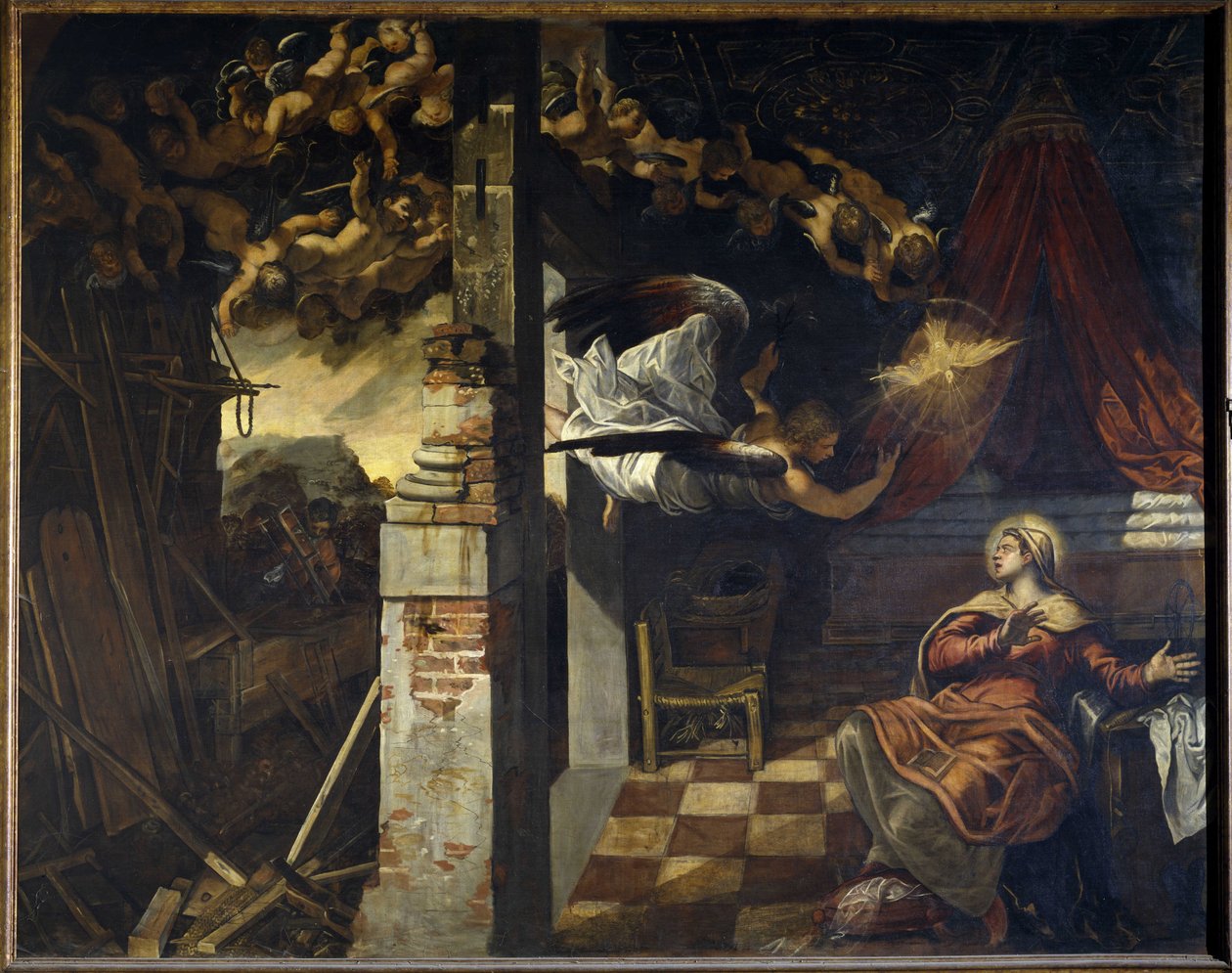 The Annunciation by Jacopo Robusti Tintoretto