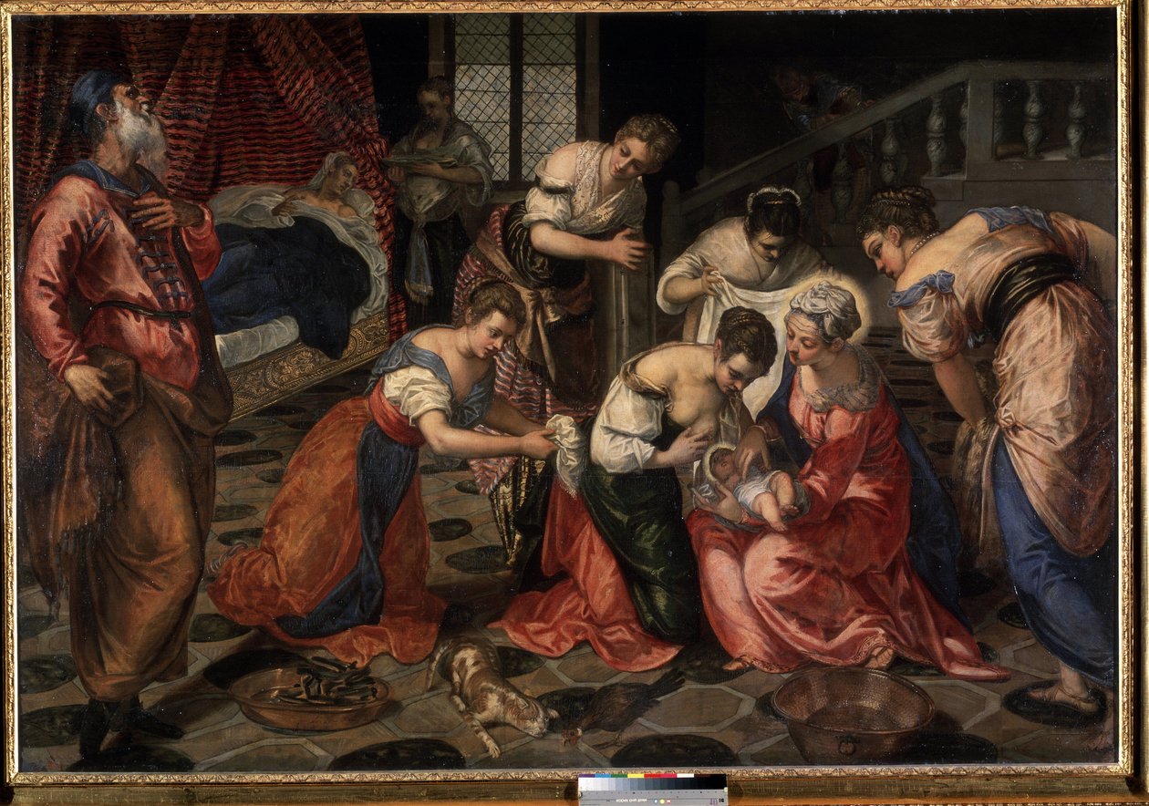 The Nativity of Saint John the Baptist by Jacopo Robusti Tintoretto