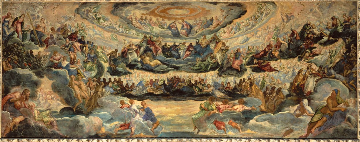 Paradise, sketch for the Sala del Maggior Consiglio by Jacopo Robusti Tintoretto