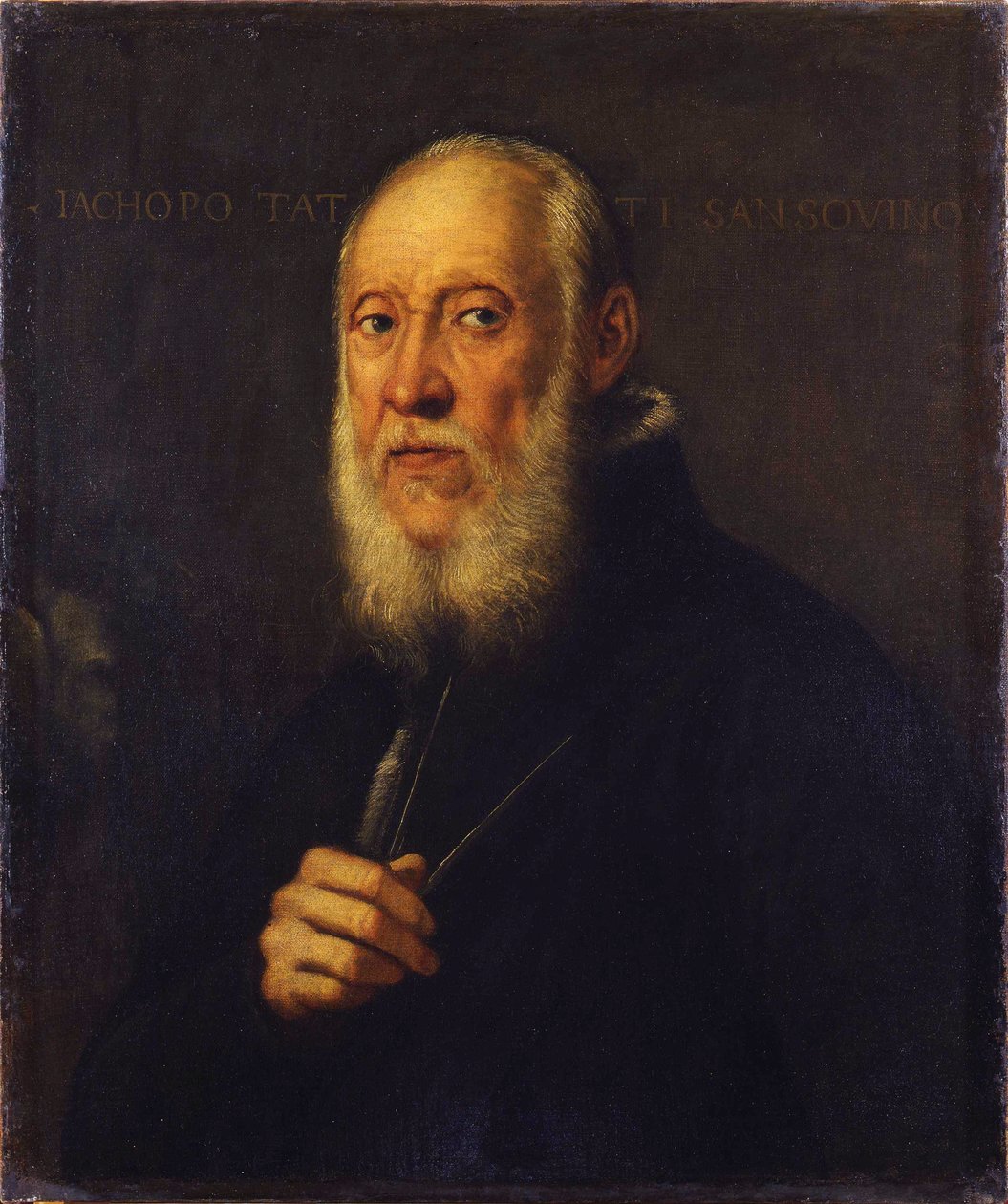 Portrait of the Sculptor Jacopo Sansovino by Jacopo Robusti Tintoretto