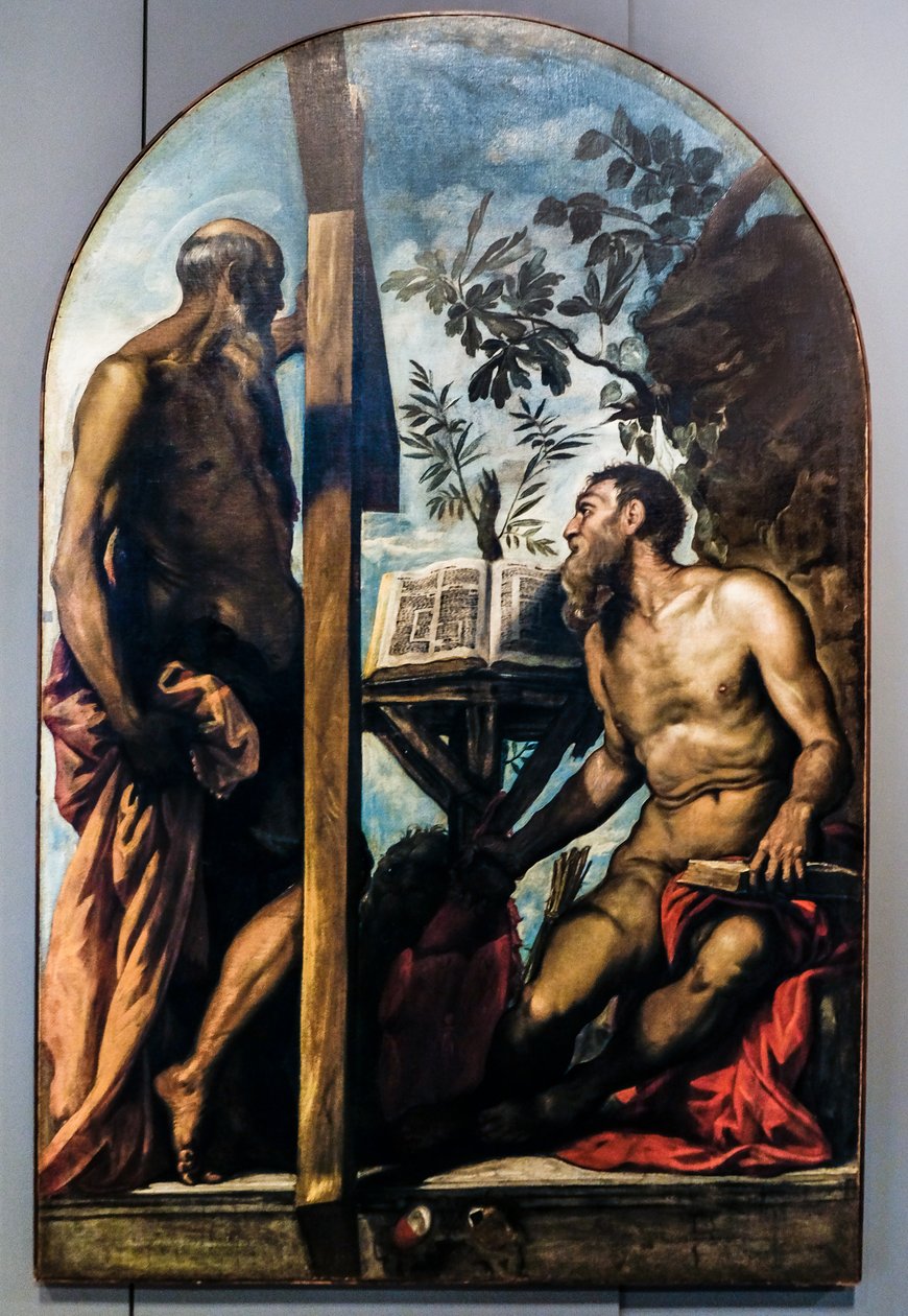 Saint Andrew And Saint Jerome Circa 1551 52