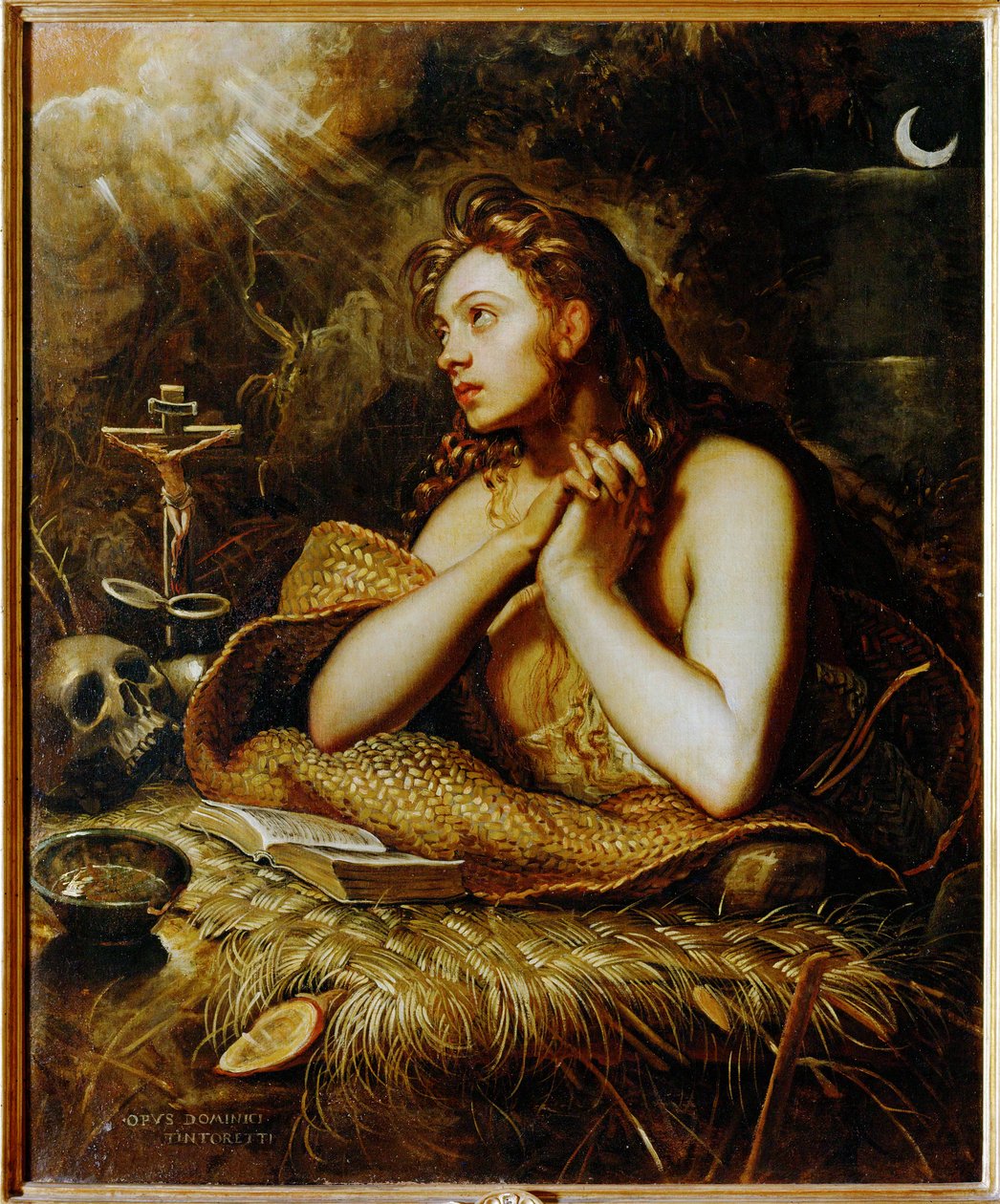 Saint Mary Magdalen penitent by Jacopo Robusti Tintoretto