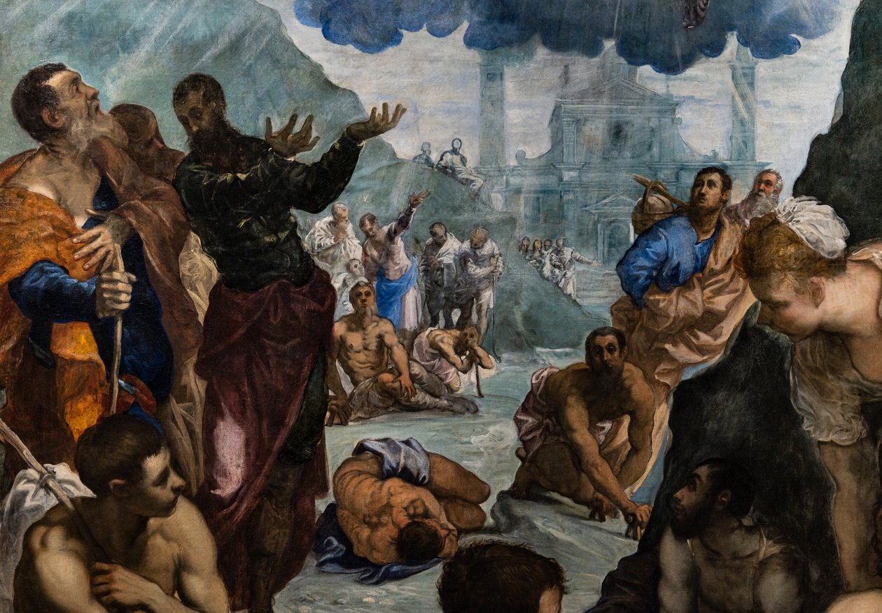 St. Augustine heals the lame (detail) by Jacopo Robusti Tintoretto