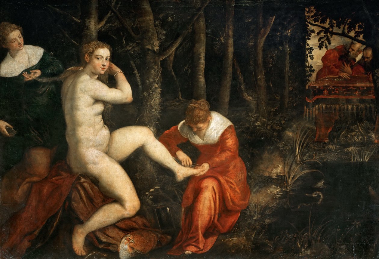 Susanna and the Elders by Jacopo Robusti Tintoretto