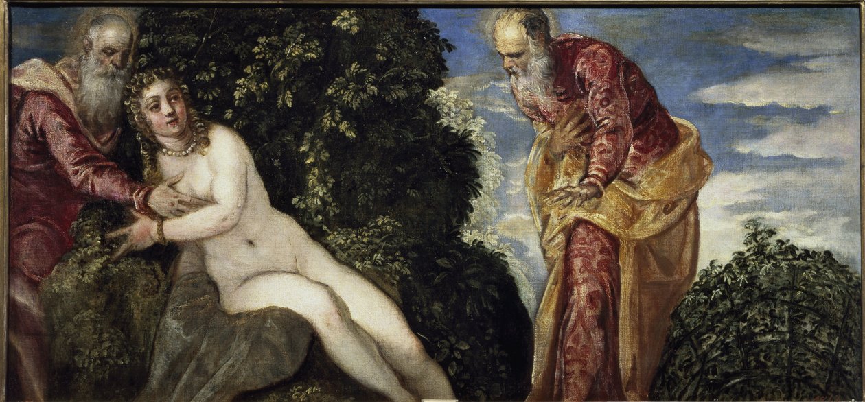 Suzanne and the Elders by Jacopo Robusti Tintoretto